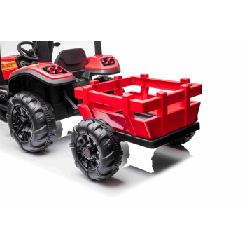 Traktor BLAST Z Przyczepką Czerwony